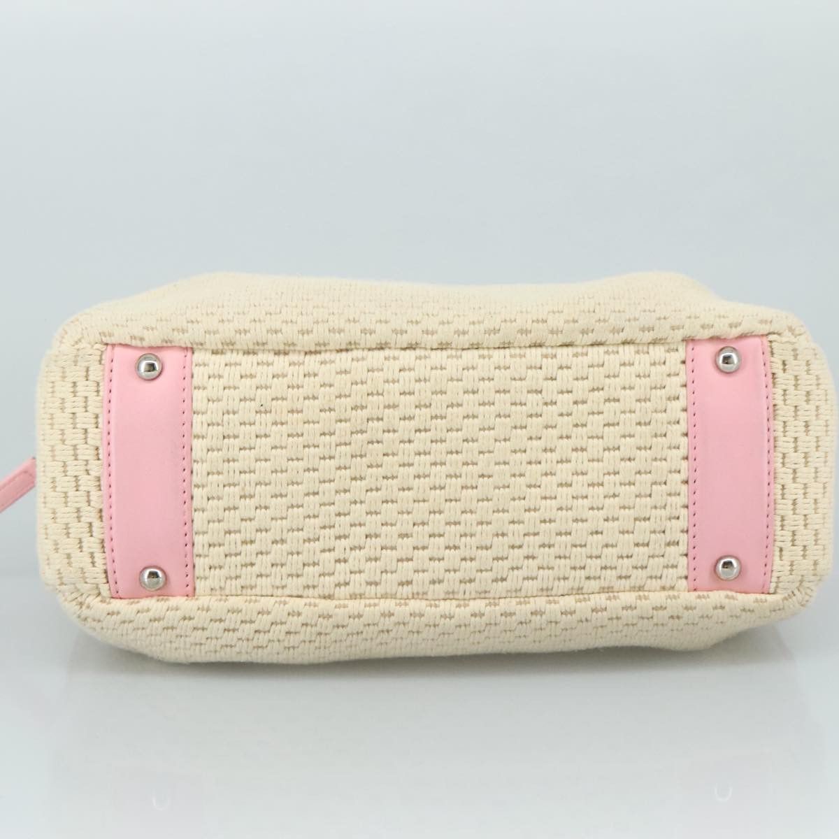 Chanel Beige Cotton Handbag (Pre-Owned) Size ONE SIZE - 5 Thumbnail