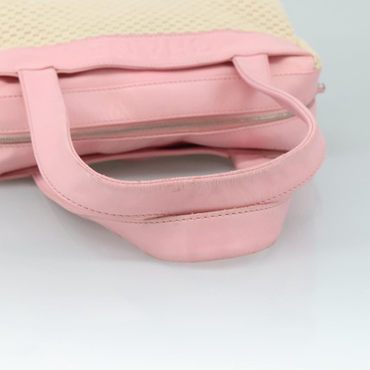 Chanel Beige Cotton Handbag (Pre-Owned) Size ONE SIZE - 4 Thumbnail