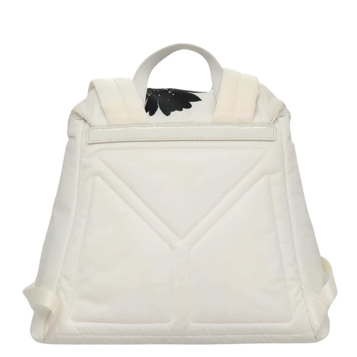 Prada White Leather Backpack Bag (Pre-Owned) Size ONE SIZE - 2 Thumbnail