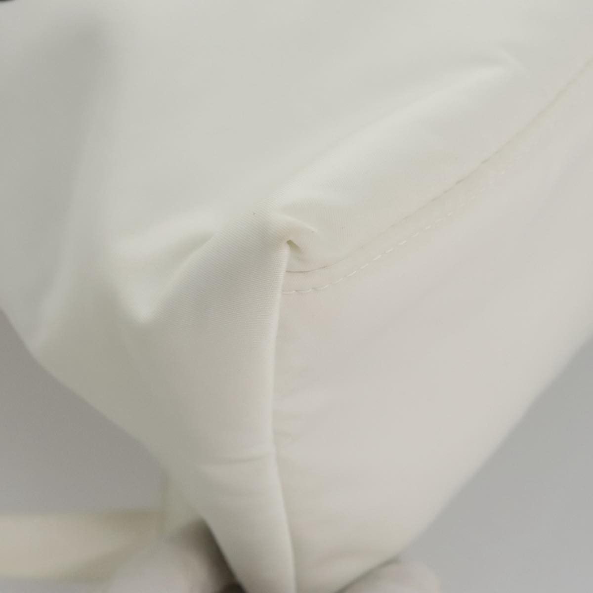 Prada White Leather Backpack Bag (Pre-Owned) Size ONE SIZE - 9 Thumbnail