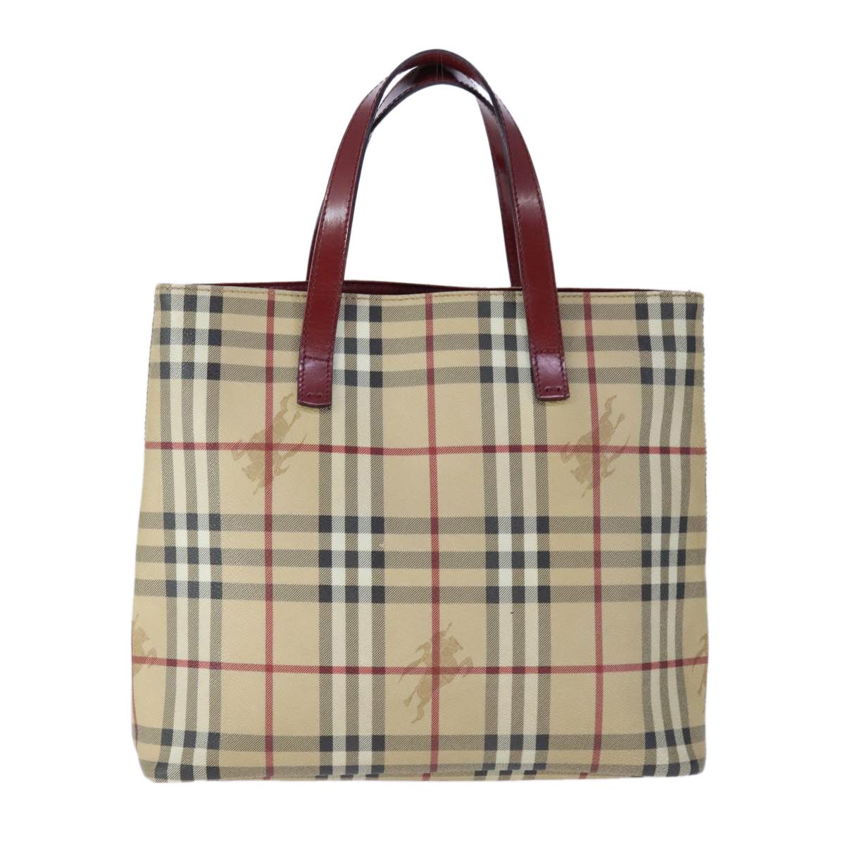 Burberry Nova Check Beige Canvas Tote Bag (Pre-Owned) Size ONE SIZE - 2 Thumbnail