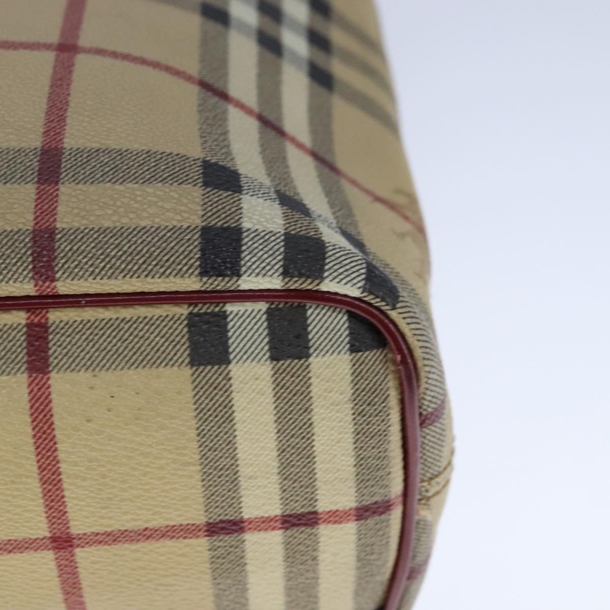 Burberry Nova Check Beige Canvas Tote Bag (Pre-Owned) Size ONE SIZE - 18 Thumbnail