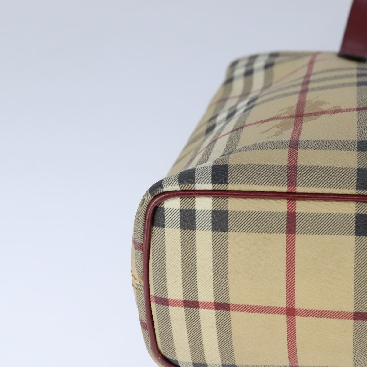 Burberry Nova Check Beige Canvas Tote Bag (Pre-Owned) Size ONE SIZE - 7 Thumbnail