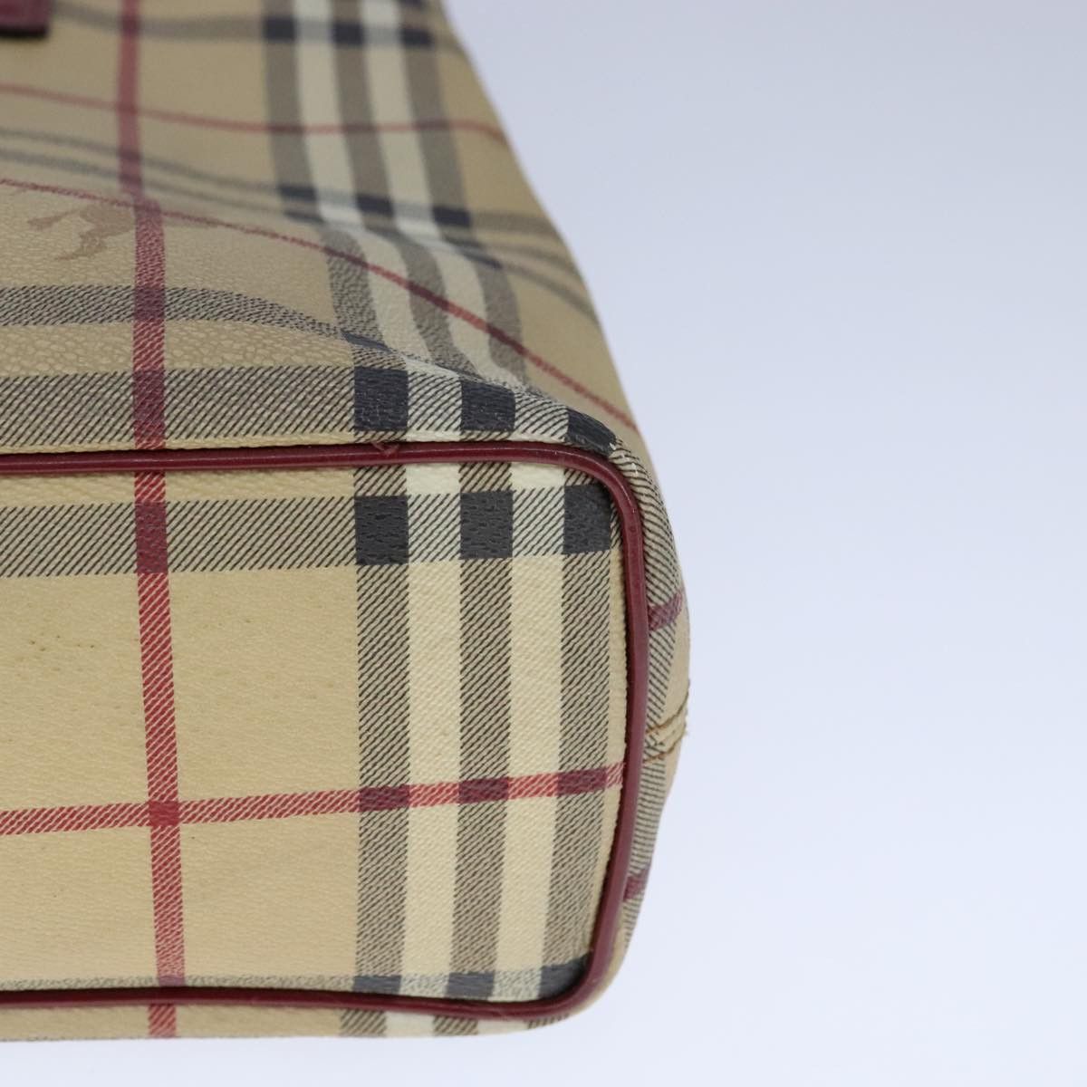 Burberry Nova Check Beige Canvas Tote Bag (Pre-Owned) Size ONE SIZE - 16 Thumbnail