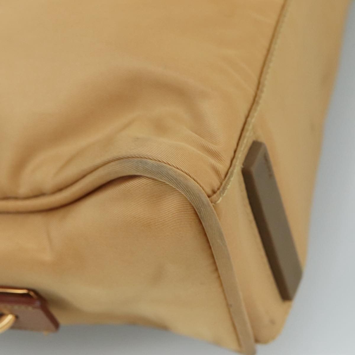 Prada Re-Nylon Beige Synthetic Handbag (Pre-Owned) Size ONE SIZE - 10 Thumbnail