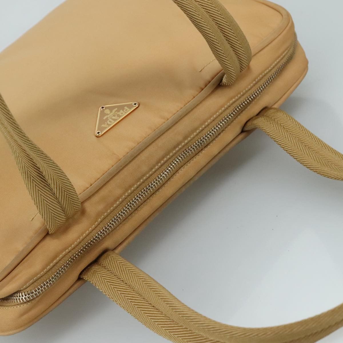 Prada Re-Nylon Beige Synthetic Handbag (Pre-Owned) Size ONE SIZE - 12 Thumbnail
