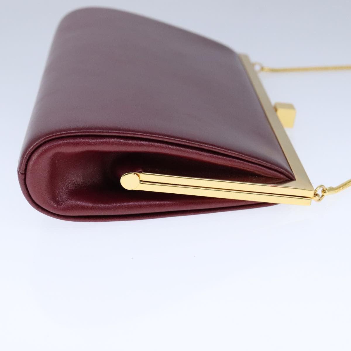 Burberry Burgundy Leather Shoulder Bag (Pre-Owned) Size ONE SIZE - 11 Thumbnail