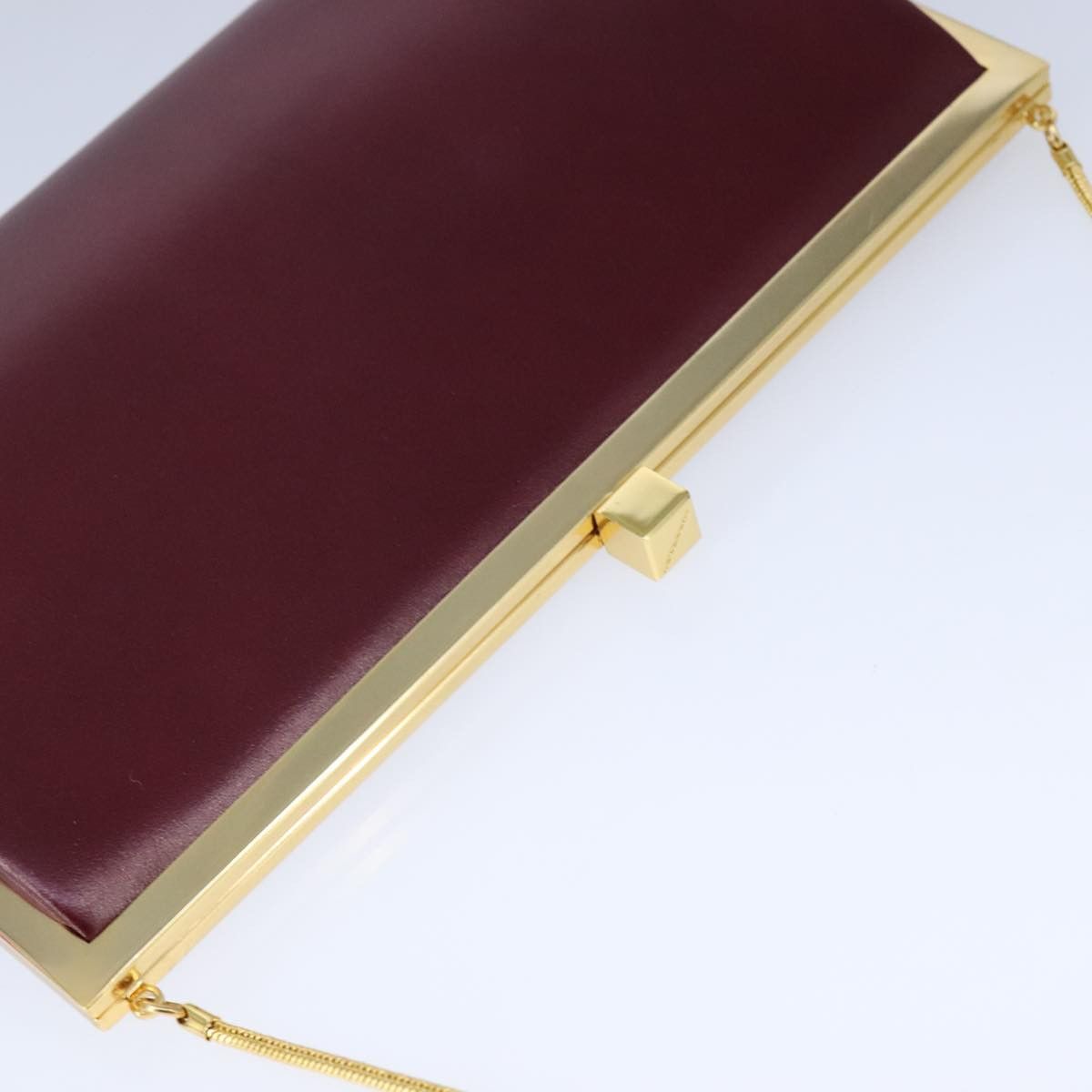 Burberry Burgundy Leather Shoulder Bag (Pre-Owned) Size ONE SIZE - 10 Thumbnail