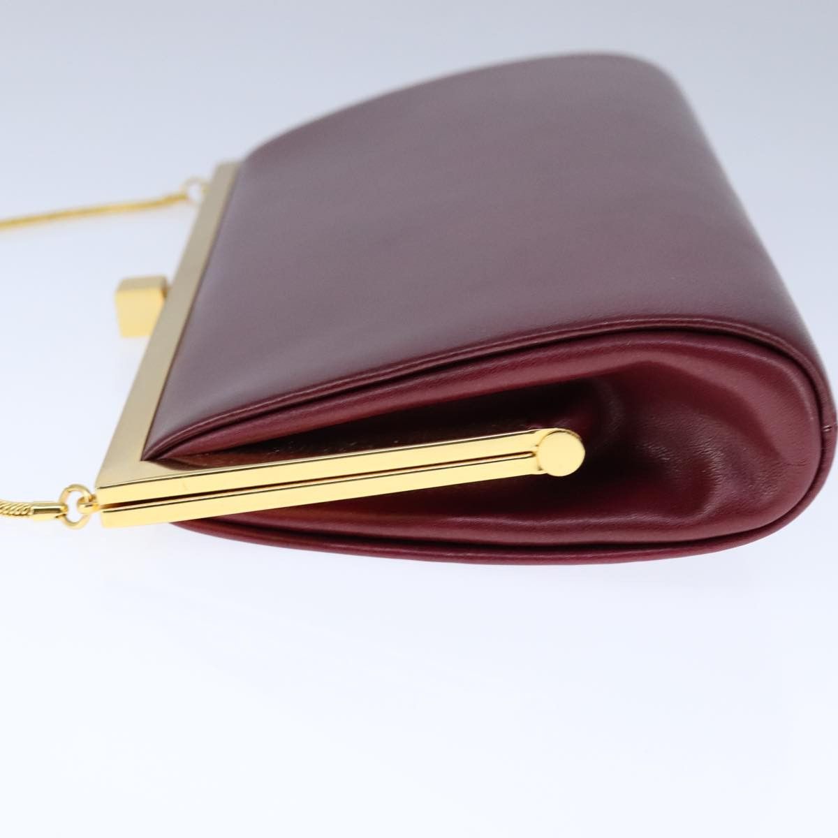 Burberry Burgundy Leather Shoulder Bag (Pre-Owned) Size ONE SIZE - 2 Thumbnail
