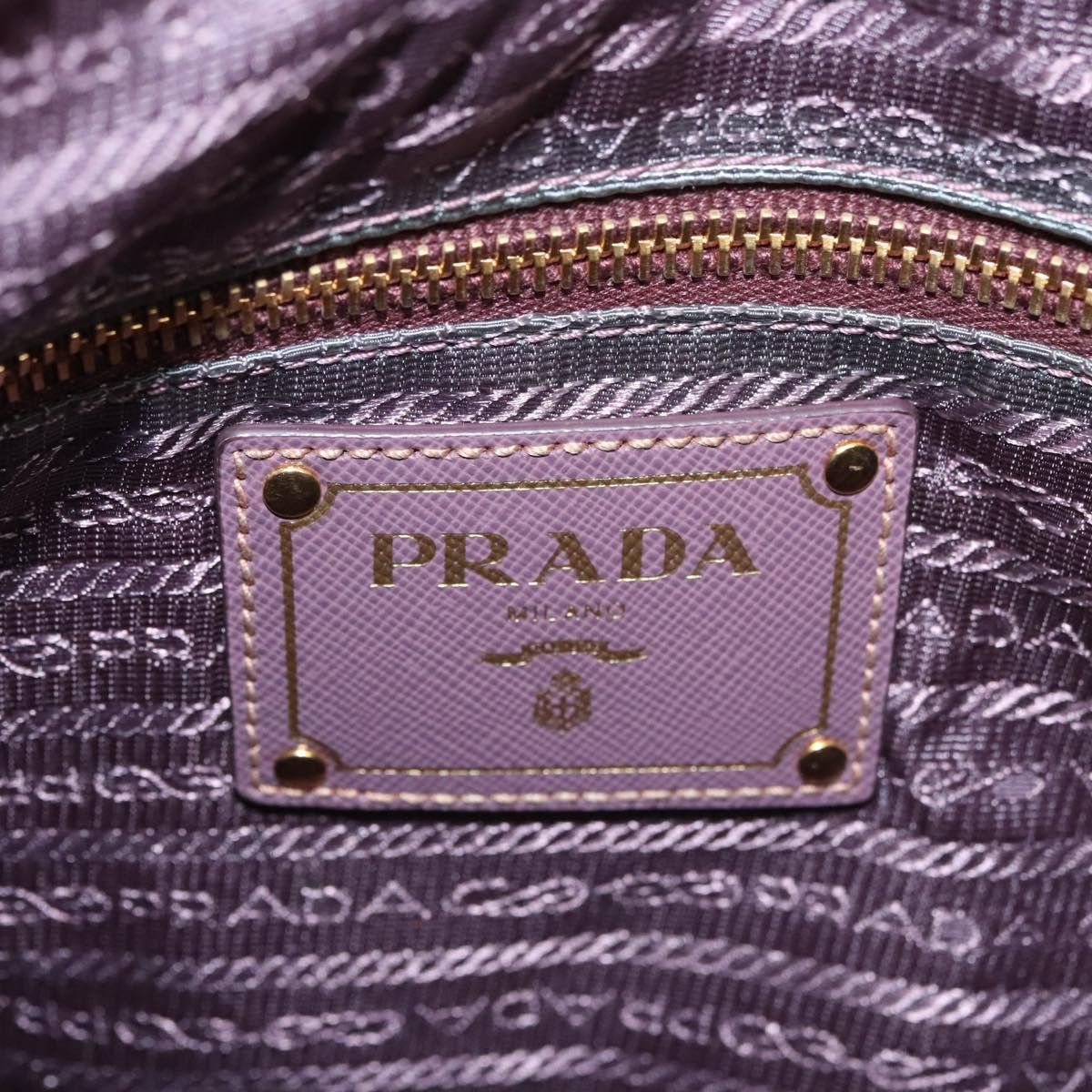 Prada Tessuto Pink Synthetic Shoulder Bag (Pre-Owned) Size ONE SIZE - 10 Thumbnail