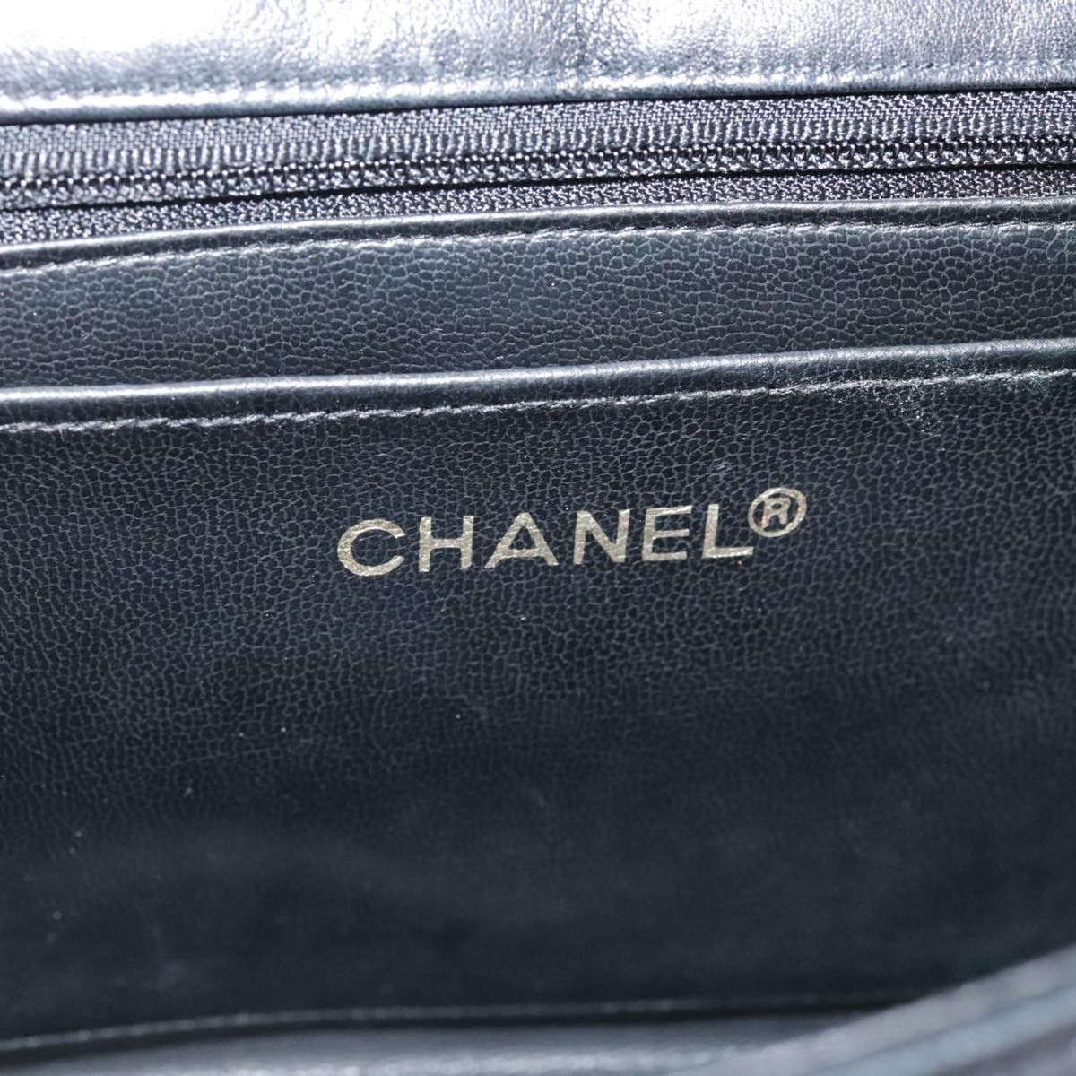 Chanel Single Flap Black Leather Shoulder Bag (Pre-Owned) Size ONE SIZE - 13 Thumbnail