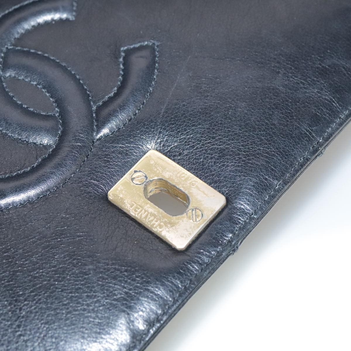 Chanel Single Flap Black Leather Shoulder Bag (Pre-Owned) Size ONE SIZE - 10 Thumbnail