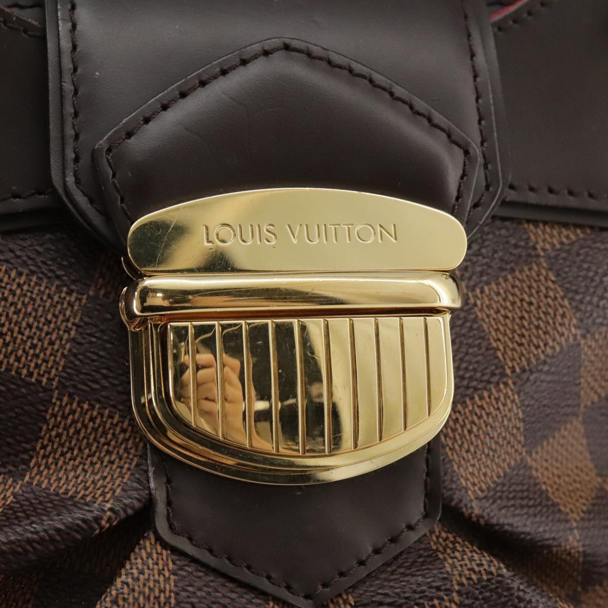 Louis Vuitton Sistina Brown Canvas Tote Bag (Pre-Owned) Size ONE SIZE - 12 Thumbnail