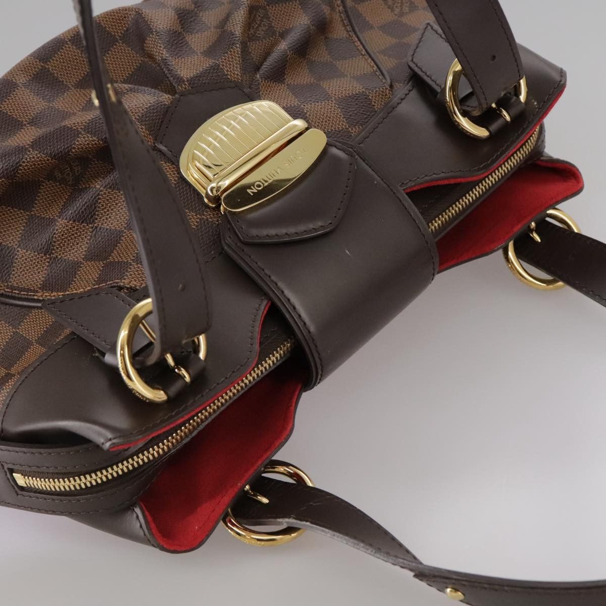 Louis Vuitton Sistina Brown Canvas Tote Bag (Pre-Owned) Size ONE SIZE - 18 Thumbnail