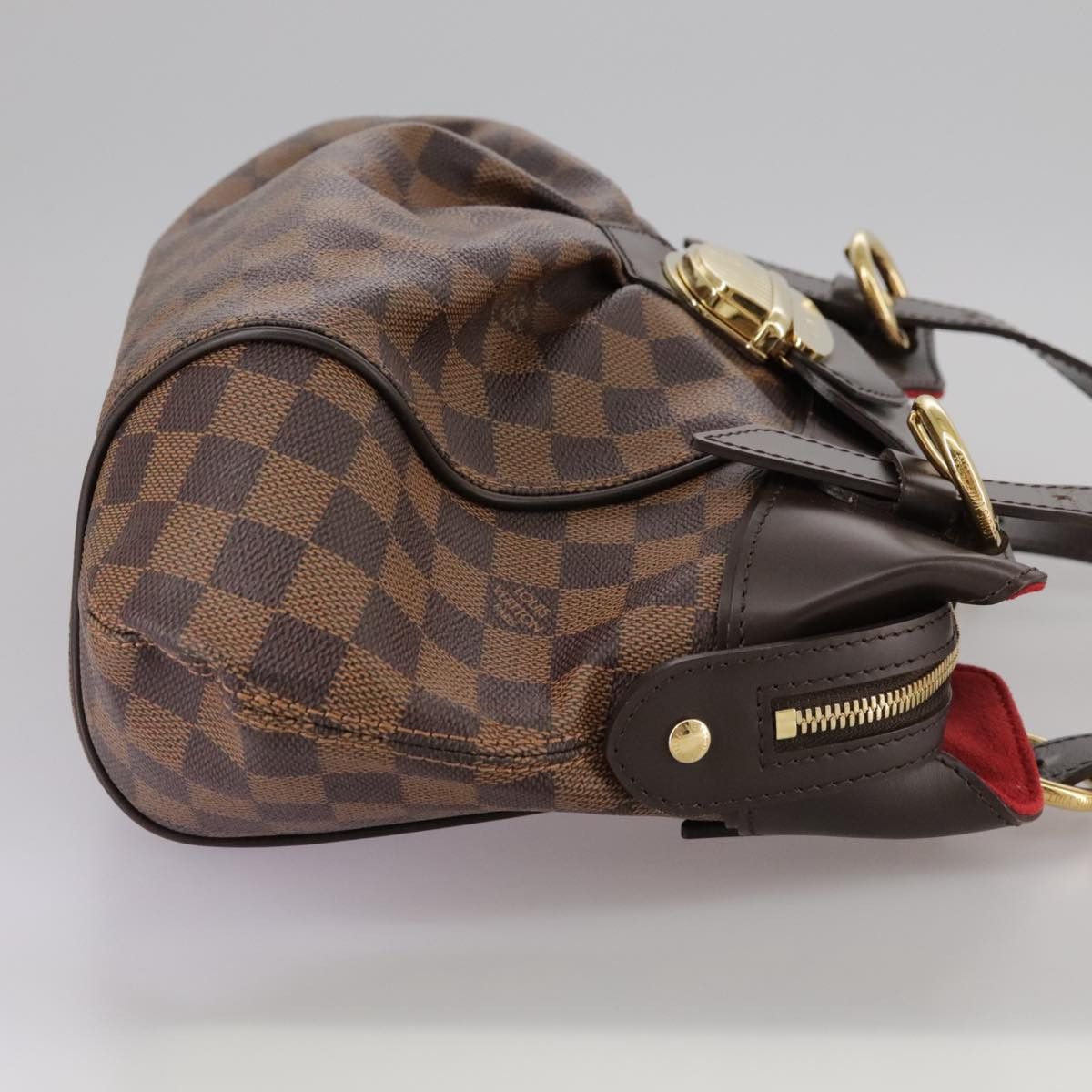 Louis Vuitton Sistina Brown Canvas Tote Bag (Pre-Owned) Size ONE SIZE - 4 Thumbnail