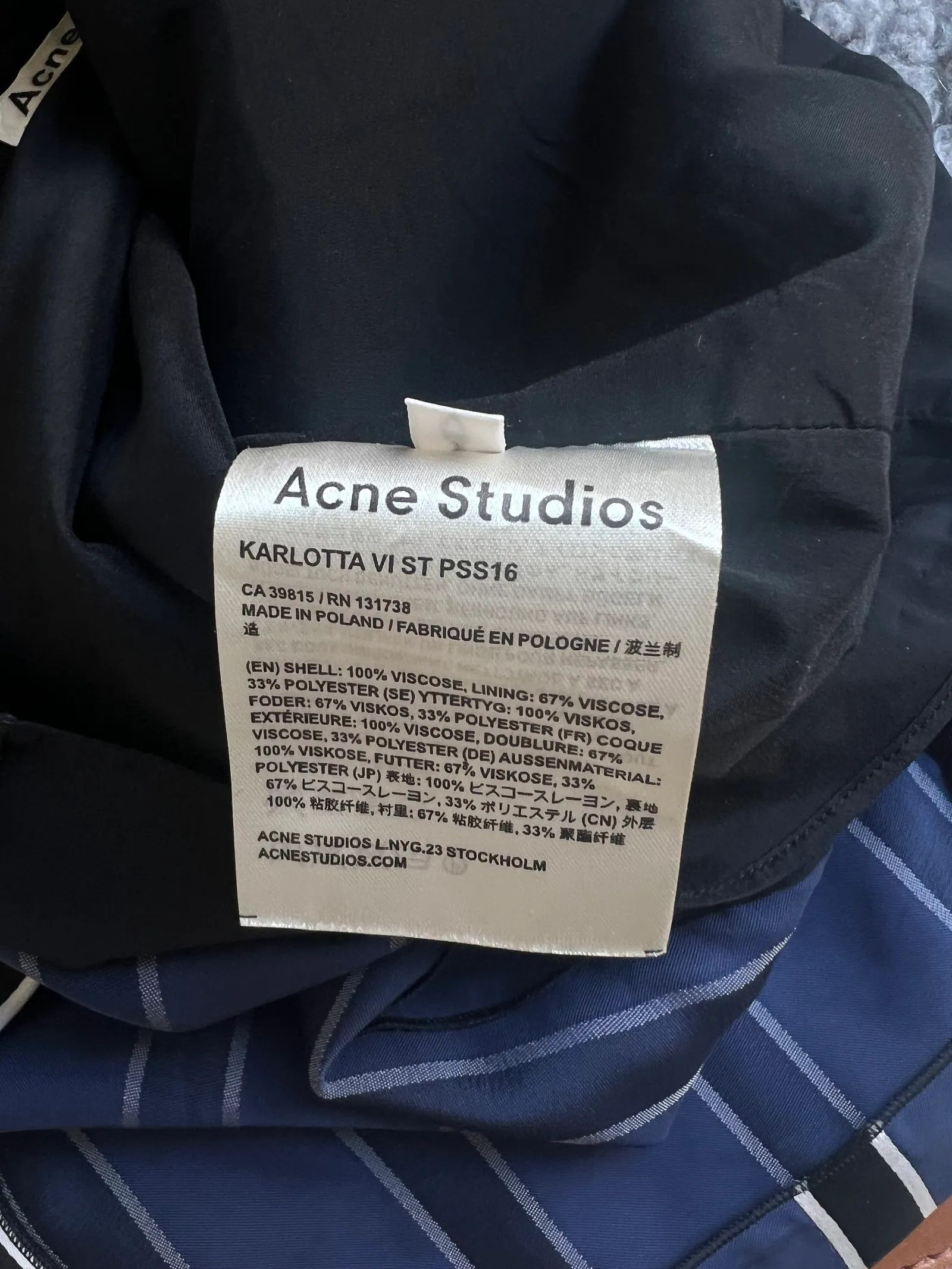 Acne Studios Acne Studios KARLOTTA Skirt Size 26" / US 2 / IT 38 - 3 Thumbnail