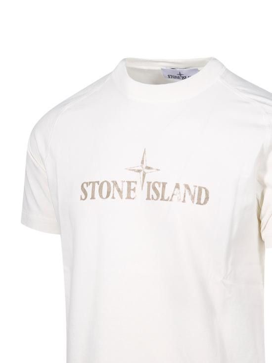 Stone Island STONE ISLAND Men T-Shirts S152100020S0081 V0093 IVORY Size US XL / EU 56 / 4 - 4 Thumbnail