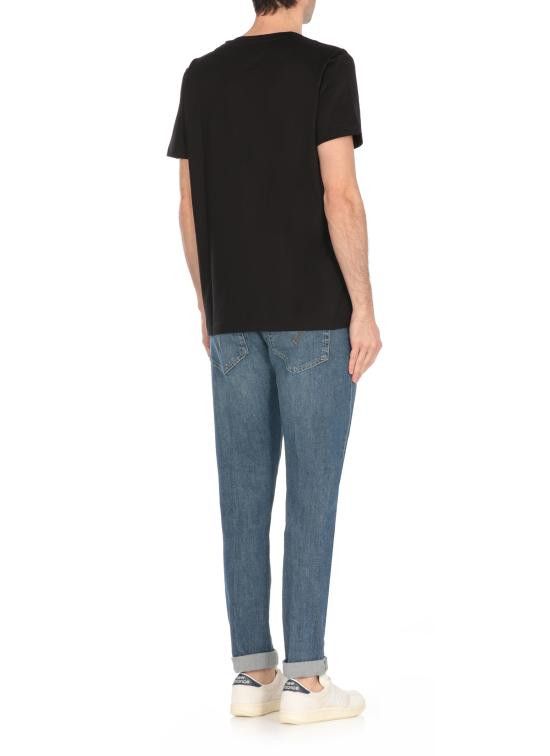 Dondup DONDUP Men T-Shirts US198 JF0271U ZL4999 Black Size US M / EU 48-50 / 2 - 4 Thumbnail