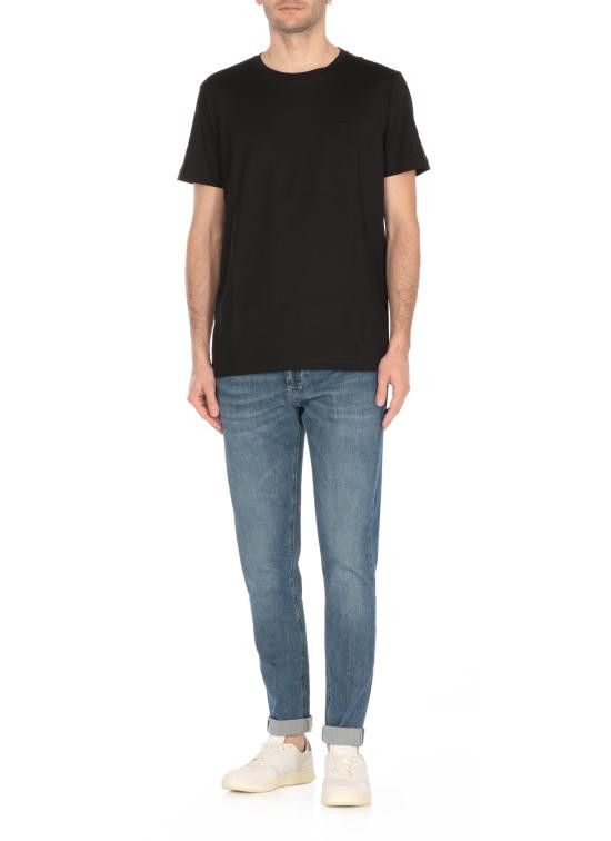 Dondup DONDUP Men T-Shirts US198 JF0271U ZL4999 Black Size US M / EU 48-50 / 2 - 3 Thumbnail