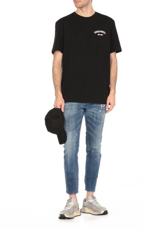 Dsquared2 DSQUARED2 Men T-Shirts S74GD1400 D20020900 Black Size US S / EU 44-46 / 1 - 2 Thumbnail
