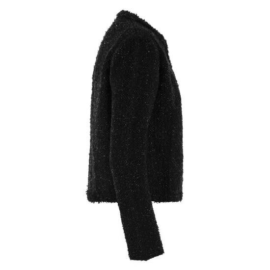 Fabiana Filippi FABIANA FILIPPI Women Jackets MAD265F139 BLACK Size L / US 10 / IT 46 - 3 Thumbnail