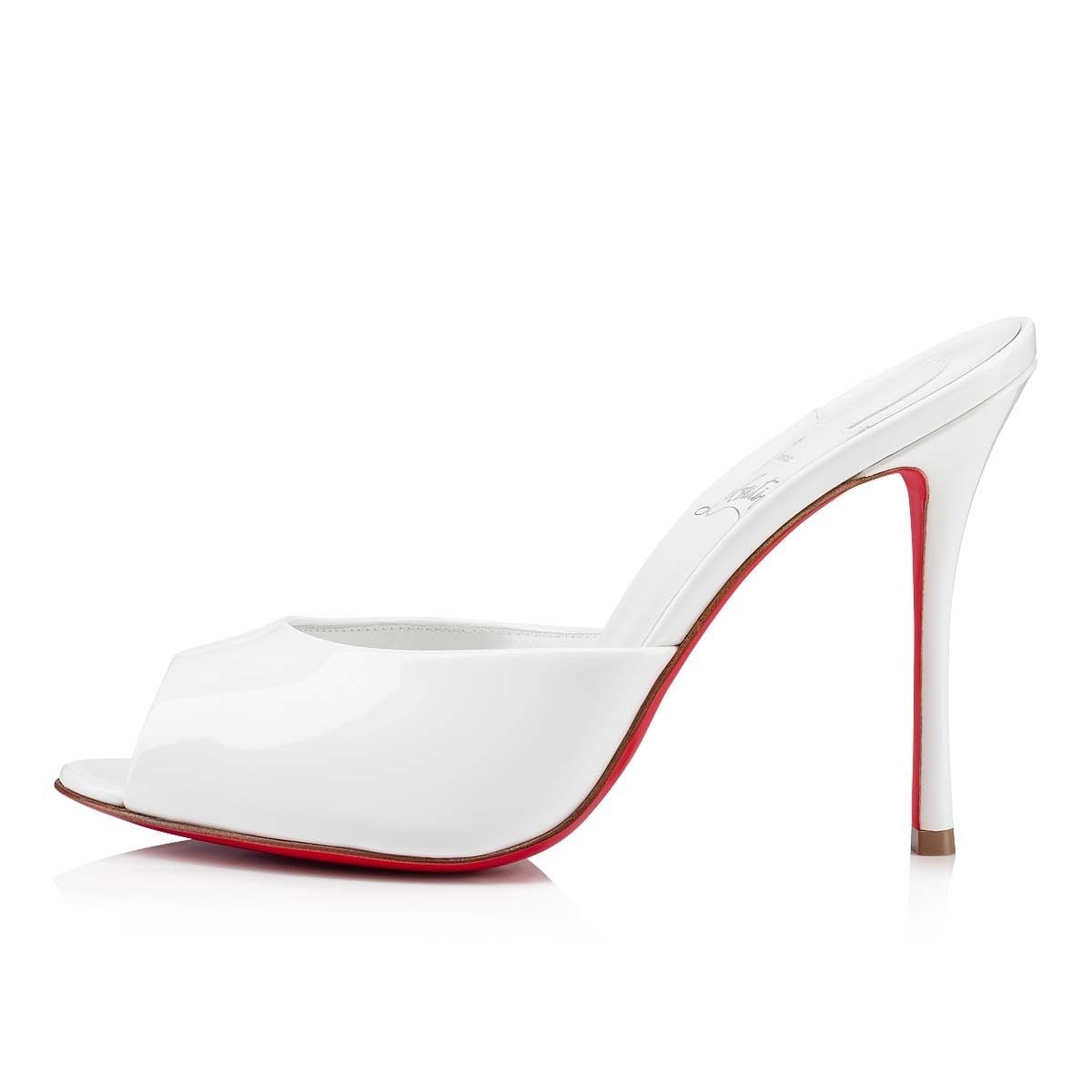 Christian Louboutin Me Dolly 100mm White Size US 10 / IT 40 - 2 Thumbnail