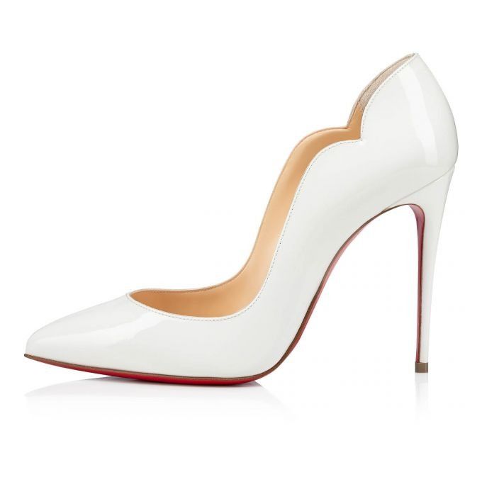 Christian Louboutin Hot Chick 100mm Snow Size US 10 / IT 40 - 2 Thumbnail