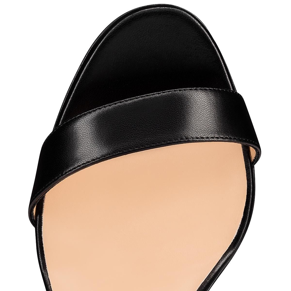 Christian Louboutin Loubi Queen 120mm Black Size US 5 / IT 35 - 4 Thumbnail