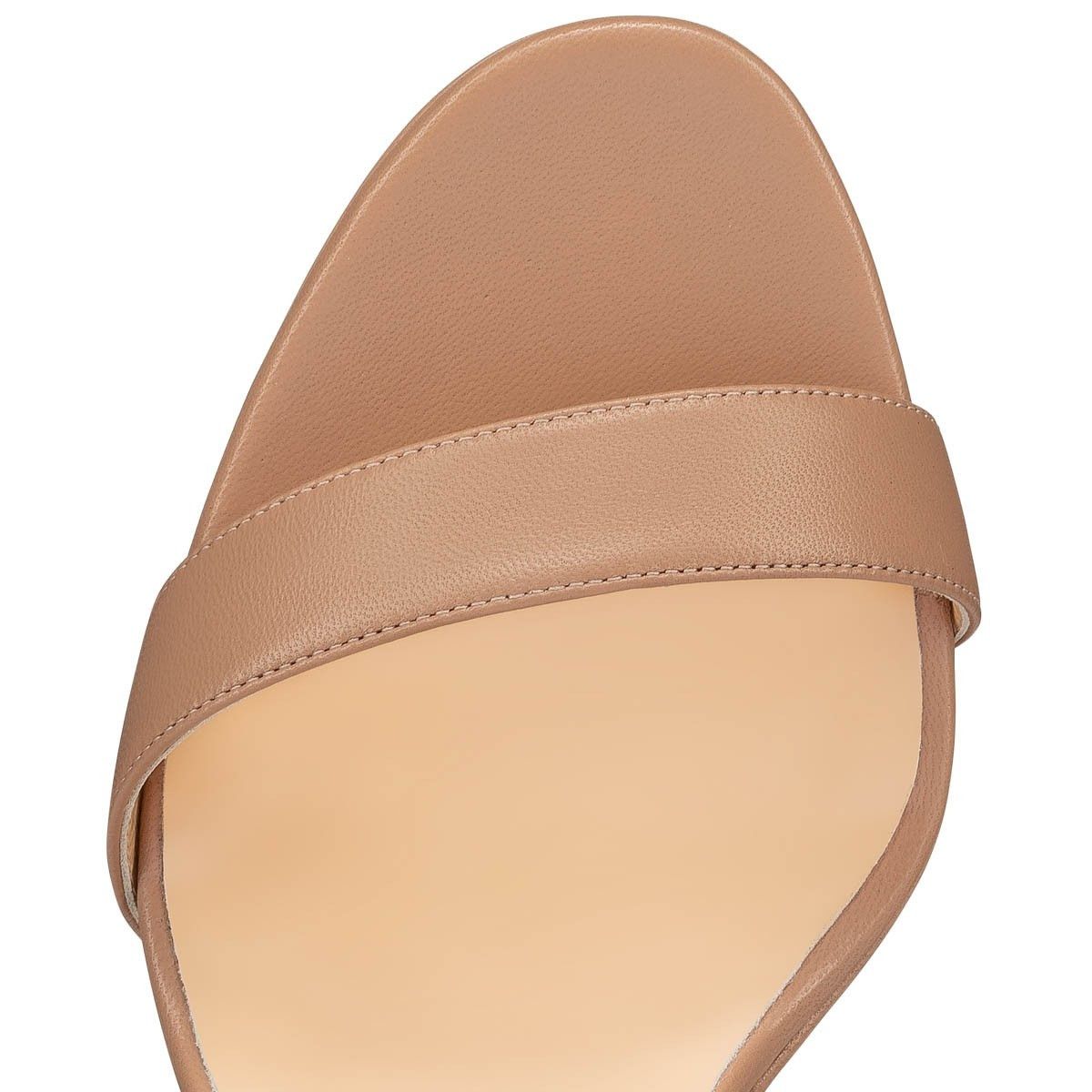 Christian Louboutin Loubi Queen 120mm Beige Size US 5 / IT 35 - 4 Thumbnail