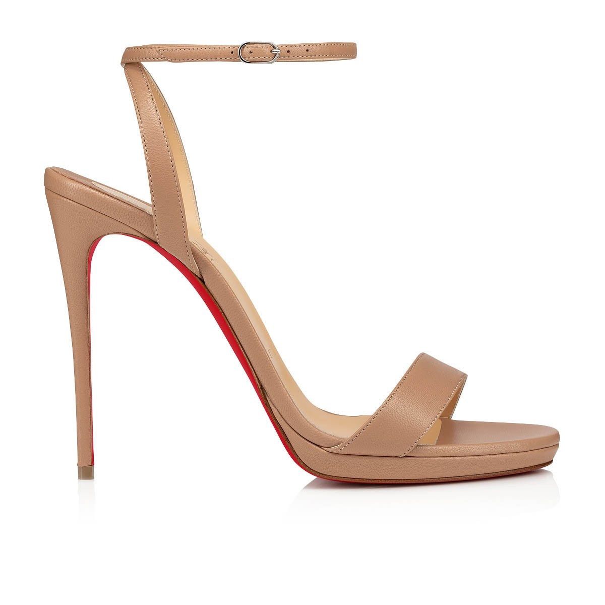 Christian Louboutin Loubi Queen 120mm Beige Size US 8 / IT 38 - 2 Thumbnail