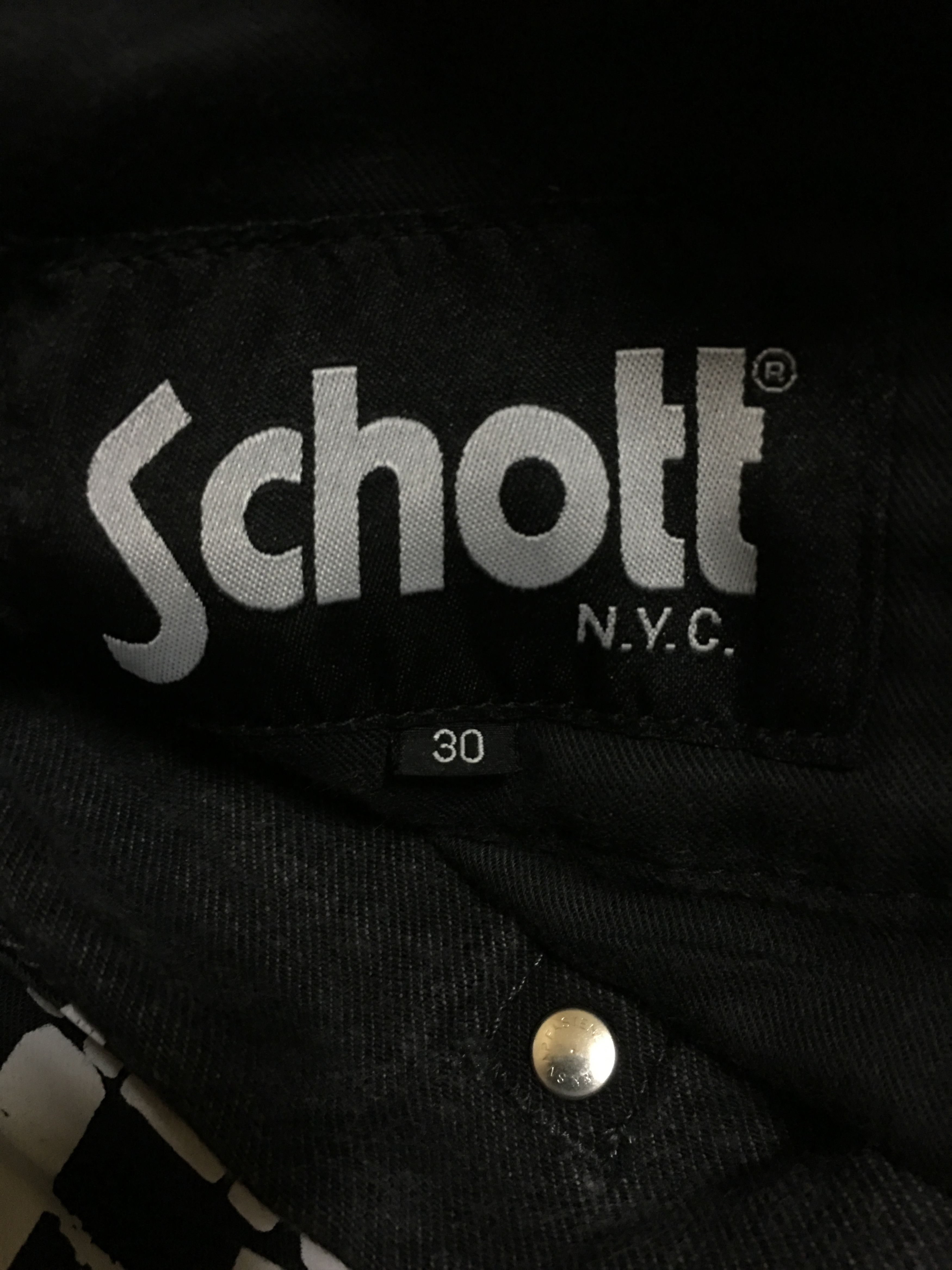 Schott SCHOTT NYC Slim Fit Denim Pants Size US 32 / EU 48 - 8 Thumbnail