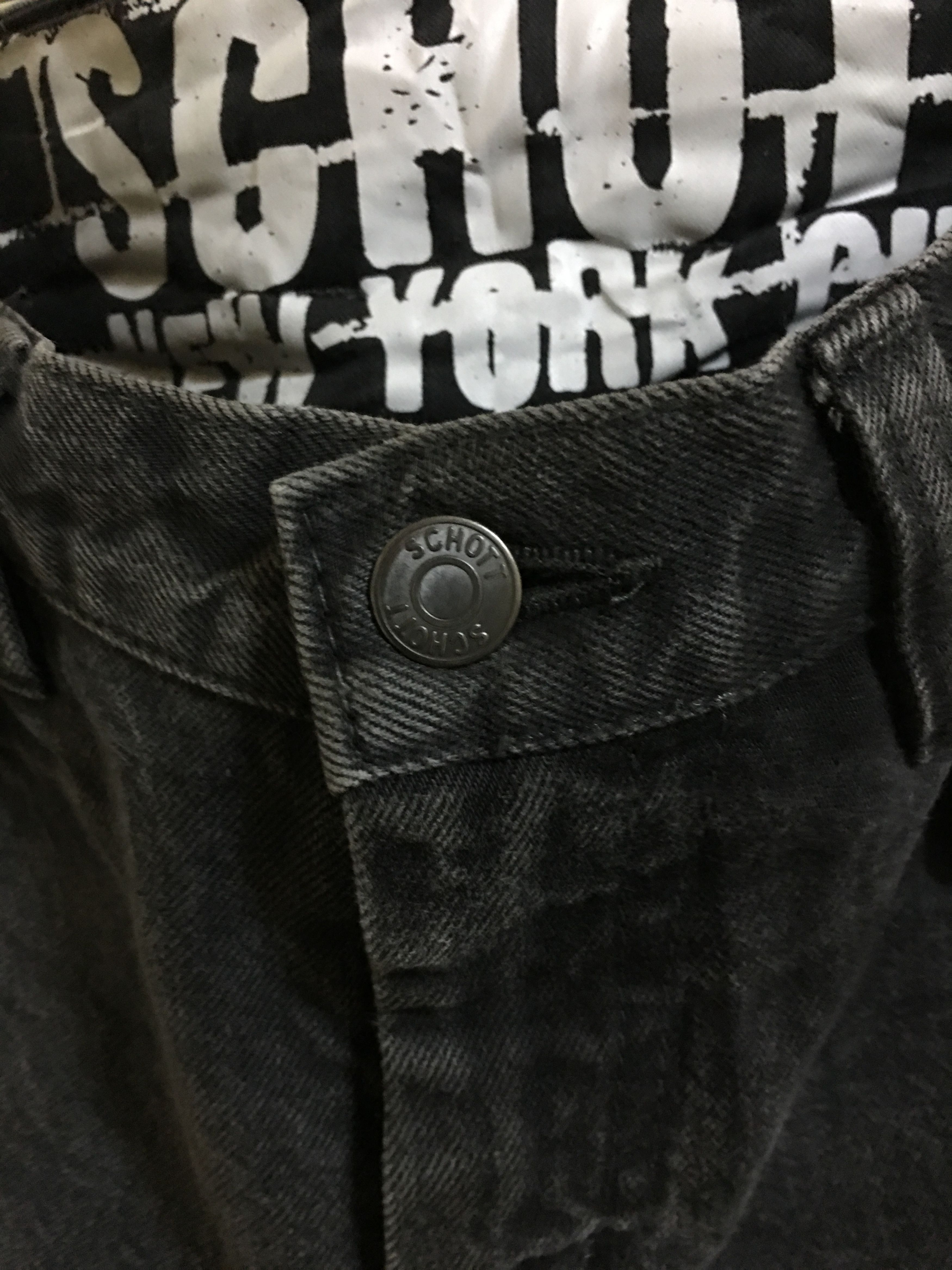 Schott SCHOTT NYC Slim Fit Denim Pants Size US 32 / EU 48 - 4 Thumbnail