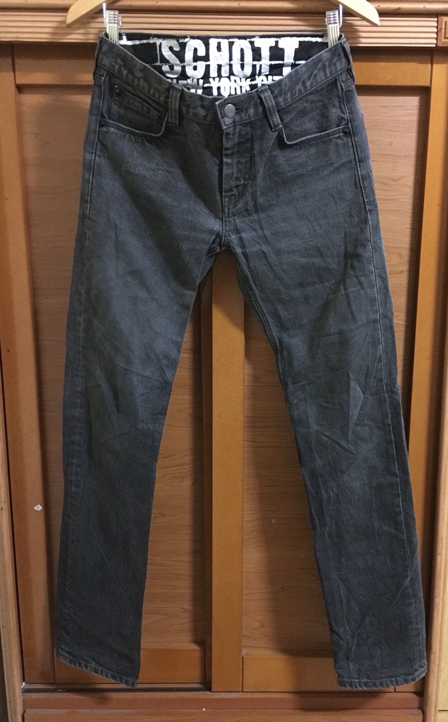 Schott SCHOTT NYC Slim Fit Denim Pants Size US 32 / EU 48 - 1 Thumbnail