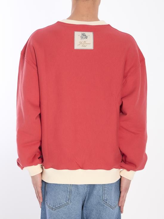 Jacquemus JACQUEMUS Men Sweater 255JS298 RED Size US S / EU 44-46 / 1 - 4 Thumbnail