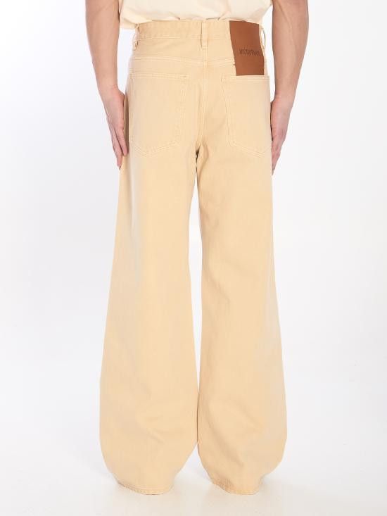 Jacquemus JACQUEMUS Men Denim Pants 245DE038 BEIGE Size US 31 - 4 Thumbnail