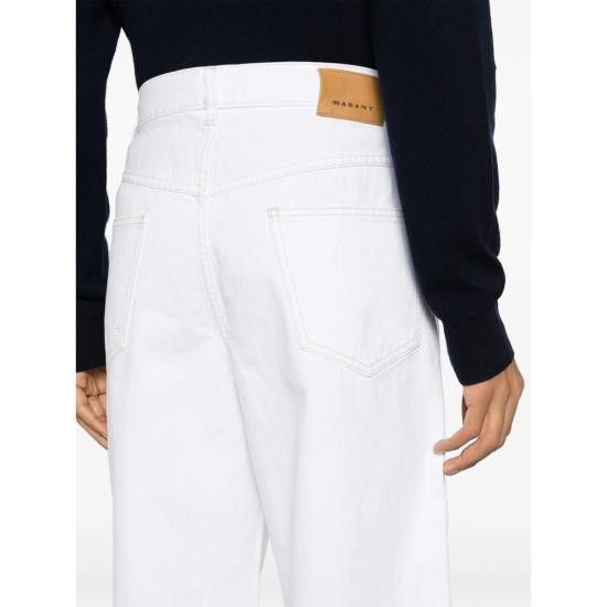 Isabel Marant ISABEL MARANT Men Denim Pants B1G02H PA0123HA 20WH WHITE Size US 32 / EU 48 - 3 Thumbnail