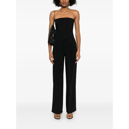 Pinko PINKO Women Jumpsuits 104884 A213 Z99 BLACK Size 28" / US 6 / IT 42 - 4 Thumbnail