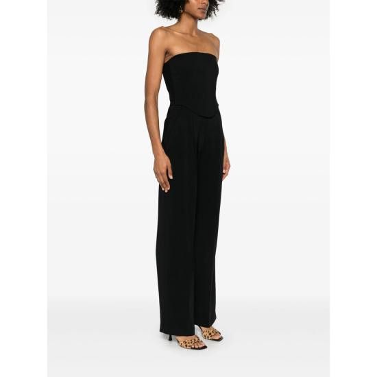 Pinko PINKO Women Jumpsuits 104884 A213 Z99 BLACK Size 30" / US 8 / IT 44 - 5 Thumbnail