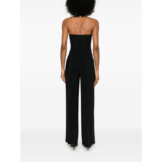 Pinko PINKO Women Jumpsuits 104884 A213 Z99 BLACK Size 30" / US 8 / IT 44 - 3 Thumbnail
