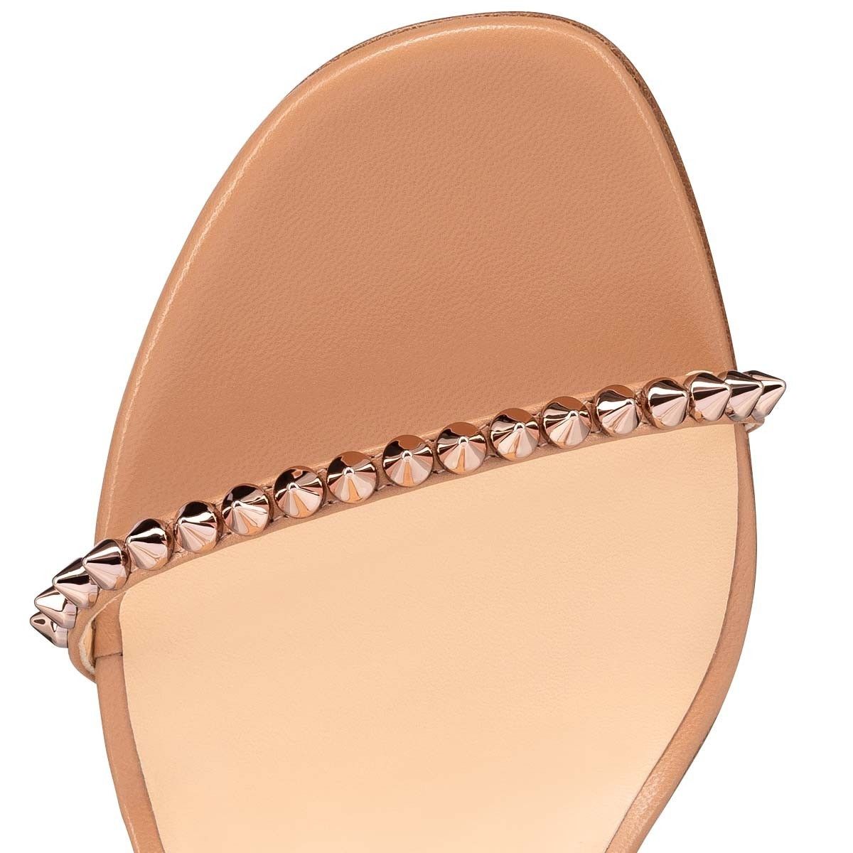 Christian Louboutin So Me 100mm Beige Size US 5 / IT 35 - 4 Thumbnail