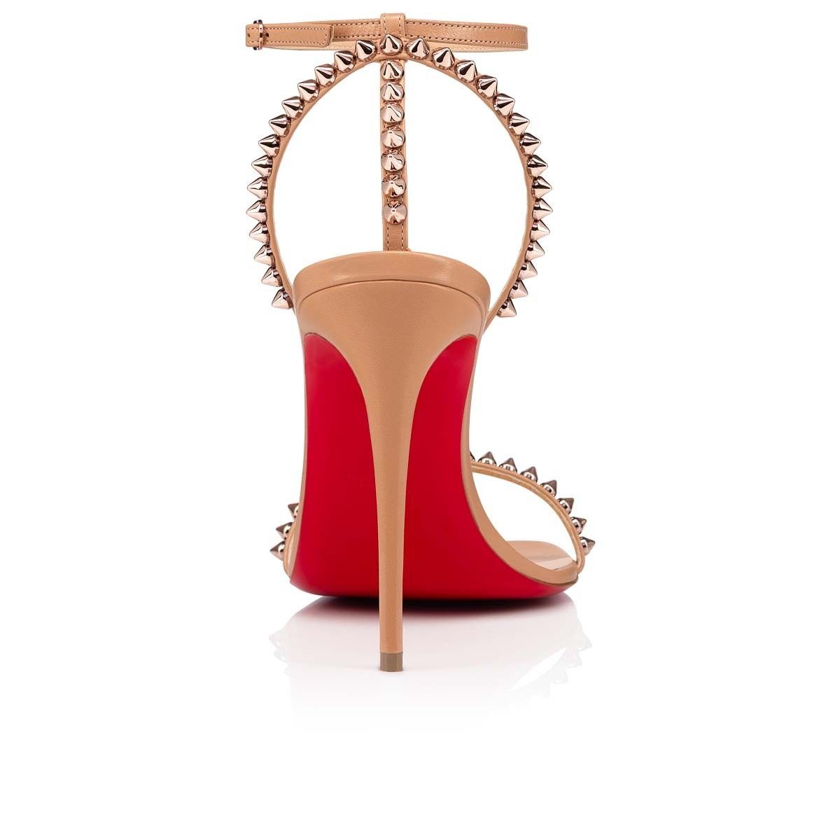 Christian Louboutin So Me 100mm Beige Size US 8 / IT 38 - 3 Thumbnail