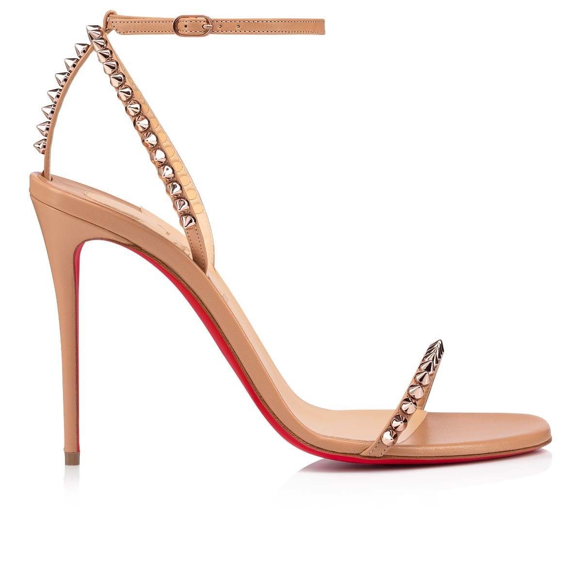 Christian Louboutin So Me 100mm Beige Size US 11 / IT 41 - 2 Thumbnail