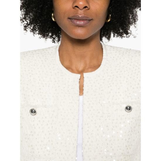Iro IRO Women Jackets ATTINA WM07 WHI02 WHITE Size S / US 4 / IT 40 - 5 Thumbnail