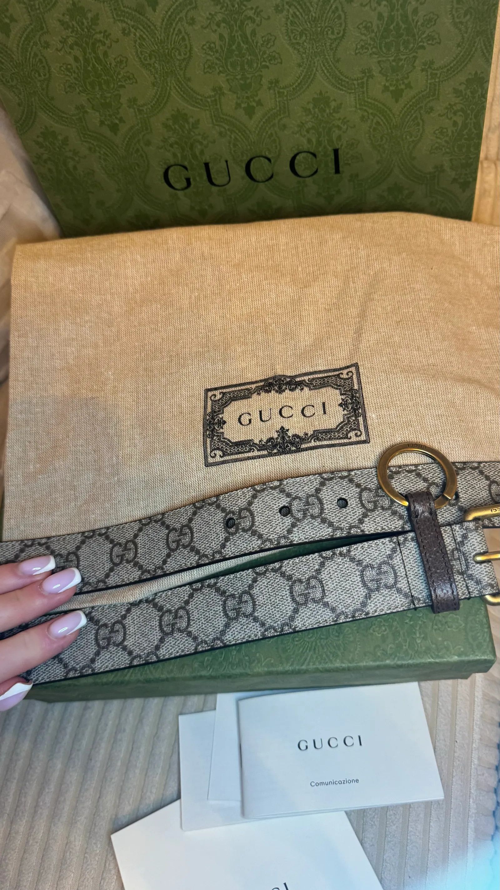 Gucci Gucci Supreme Belt Size ONE SIZE - 2 Thumbnail