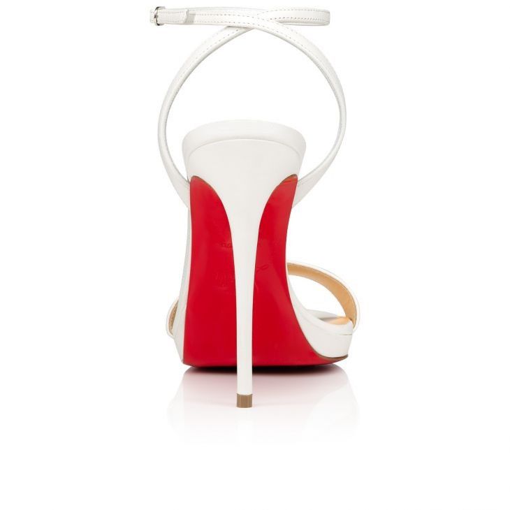 Christian Louboutin Loubi Queen 100mm White Size US 12 / IT 42 - 3 Thumbnail