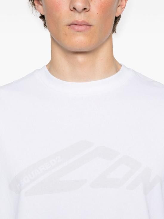 Dsquared2 DSQUARED2 Men T-Shirts S79GC0107 S24583100 White Size US L / EU 52-54 / 3 - 3 Thumbnail