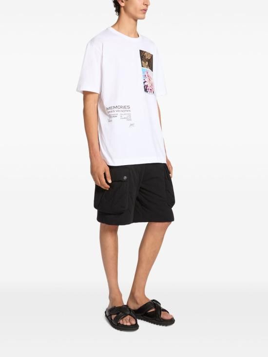 Dries Van Noten DRIES VAN NOTEN Men T-Shirts 2510211091600 001 White Size US M / EU 48-50 / 2 - 3 Thumbnail