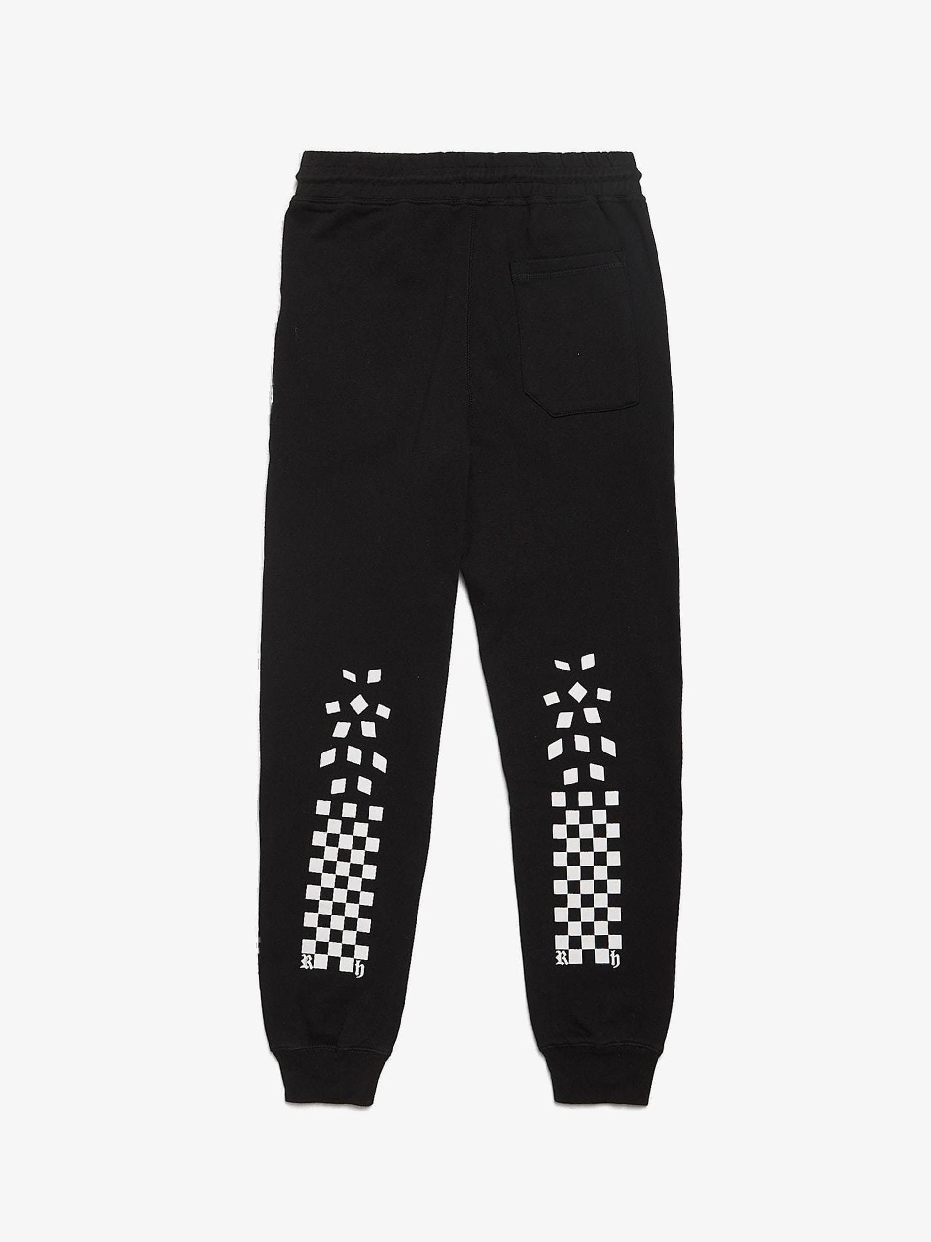 Rhude Maxfield Black Printed Cotton Sweatpants Size US 30 / EU 46 - 2 Thumbnail