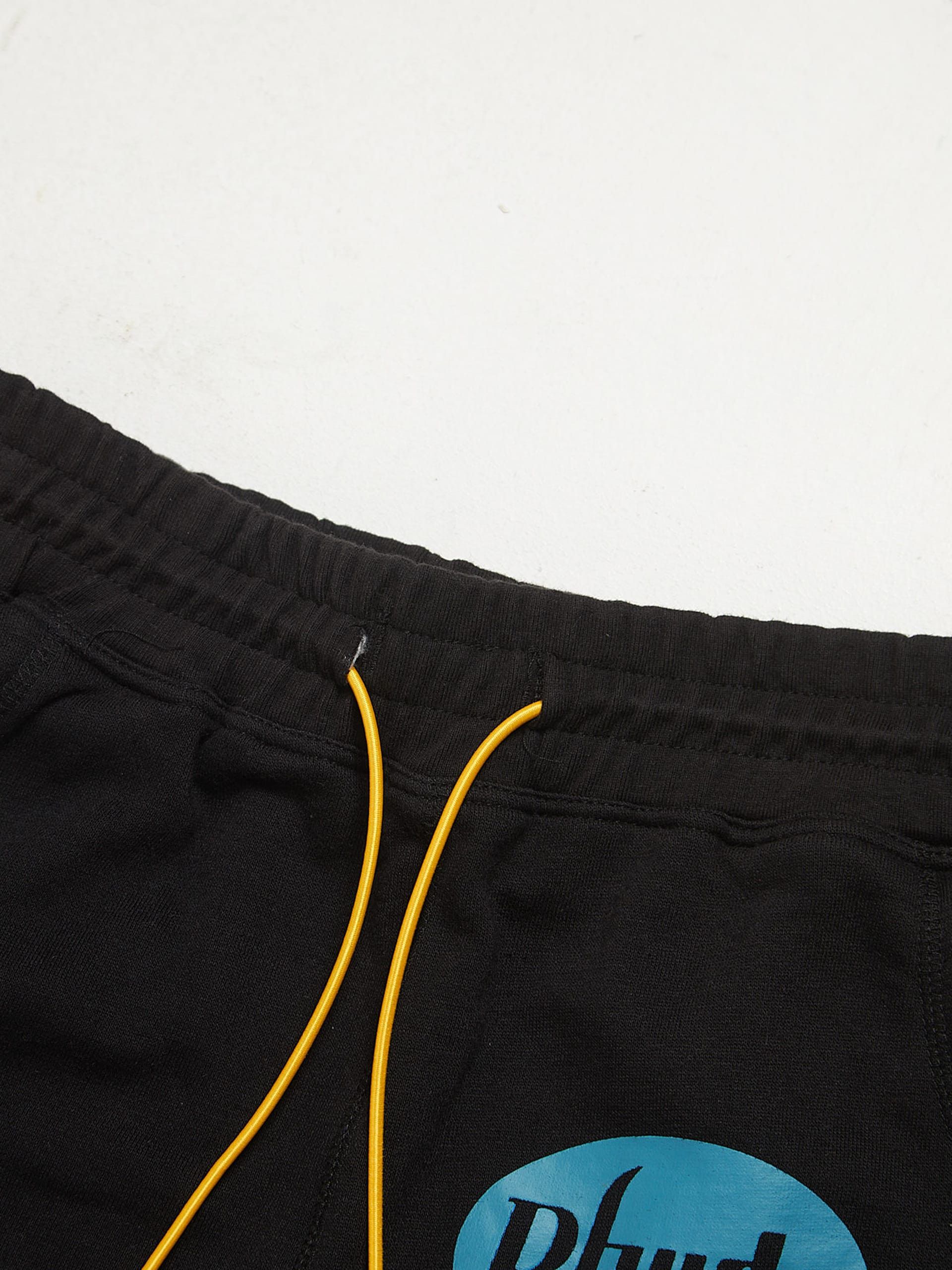 Rhude Maxfield Black Printed Cotton Sweatpants Size US 30 / EU 46 - 3 Thumbnail