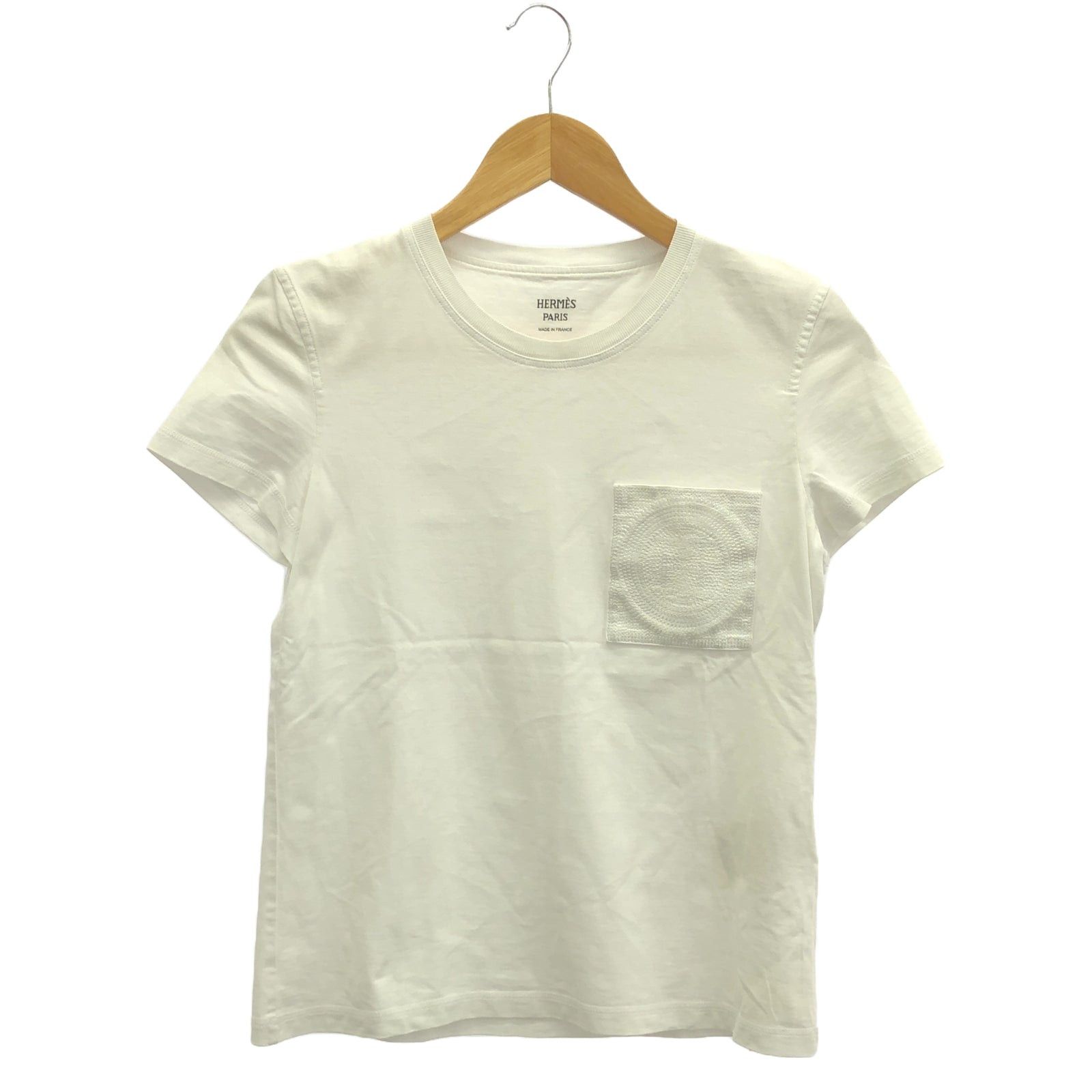 Hermes Hermes T-Shirt Shirt Cotton White Size ONE SIZE - 9 Thumbnail